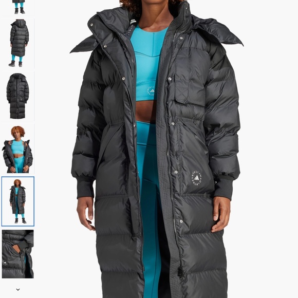 adidas by Stella McCartney Longline WIND.RDY Puffer Jacket, size XL - Picture 5 of 16
